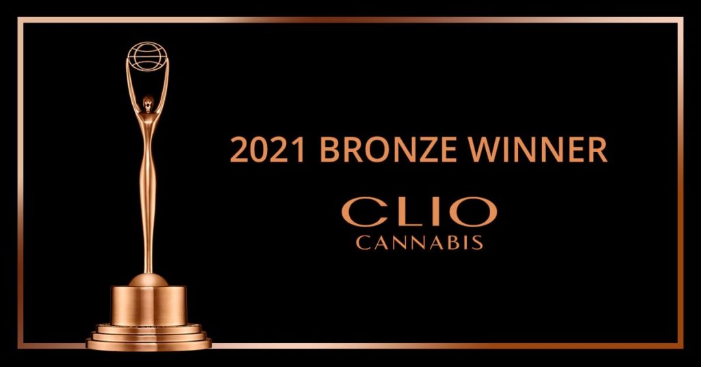 clio awards bronze 2021 statue and logo