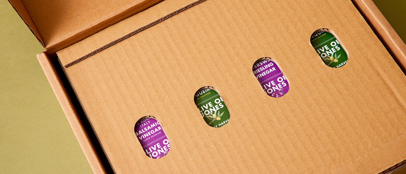 Olive Oil Jones Premium Cardboard Packaging