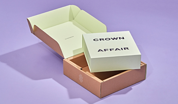 crown affair packaging design example